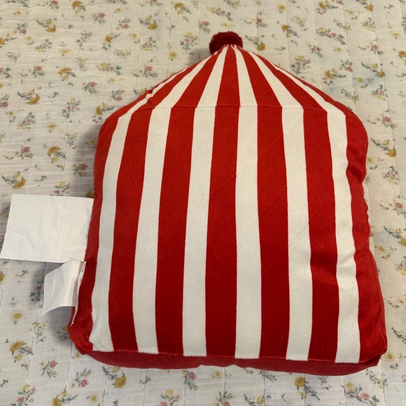IKEA Busenkel Cushion Pillow Circus Tent Shape Red/White 19x15" 505.231.86 - Picture 4 of 5